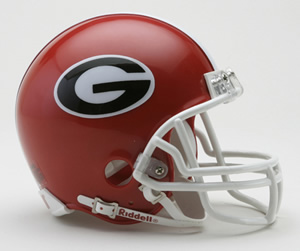 Georgia Bulldogs Mini Riddell Helmet
